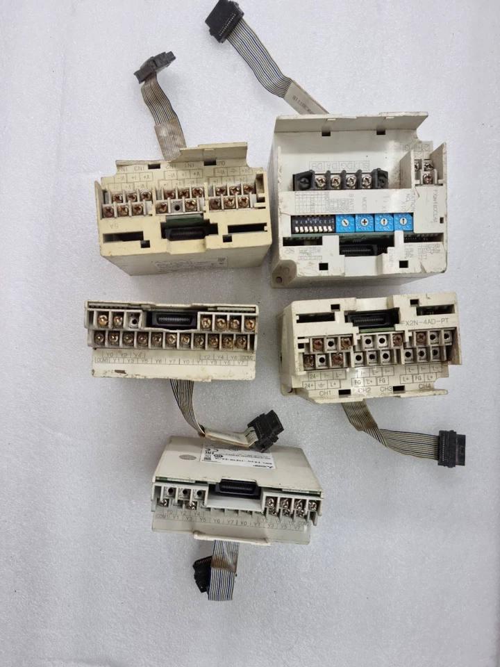 5 x MITSUBISHI MODULE LOT FX2N16CCLM,FX2N4ADPT,FX2N5A,FX2N16EYRES,FX2N16EYRESUL